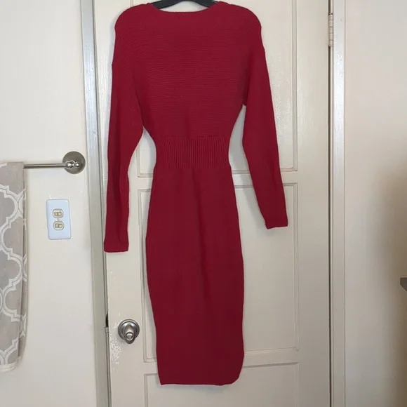 Express Midi Sweater Dress - Picture 2 of 14
